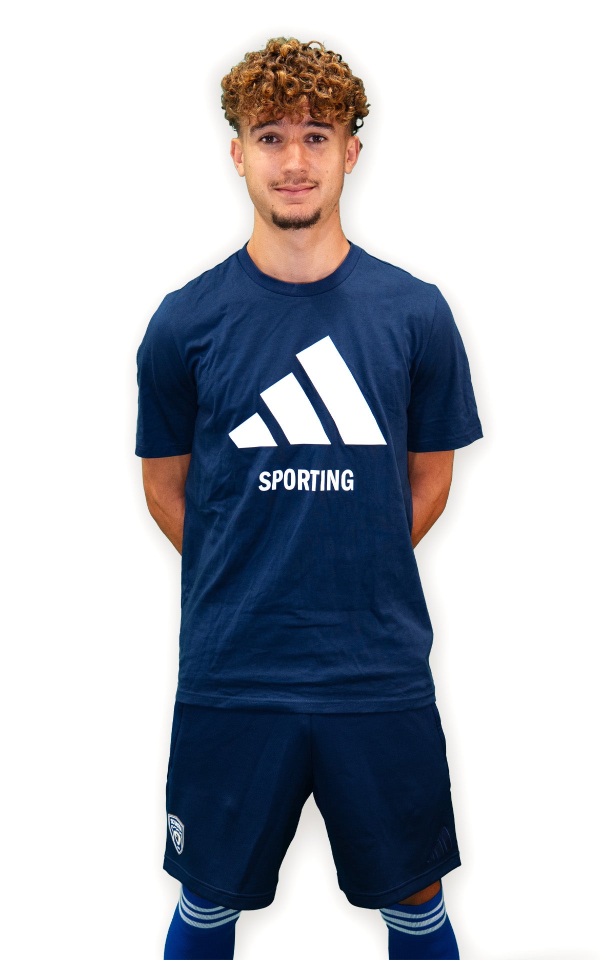 T-Shirt Sortie Adidas x Sporting - 25/26 - Enfant