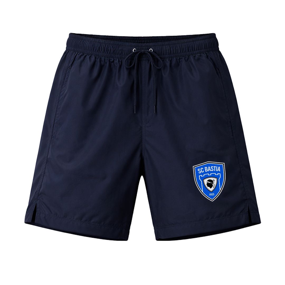 Short de Bain Sc Bastia Gris