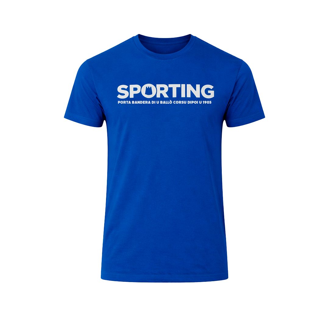 T shirt Sporting - Bleu
