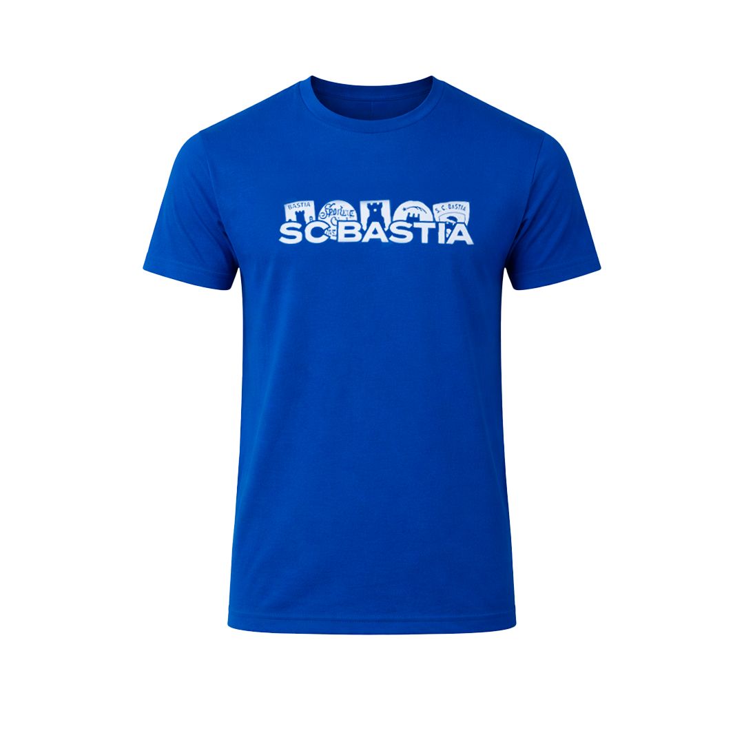T shirt Logo -  Bleu